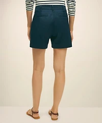 Stretch Cotton Twill Shorts