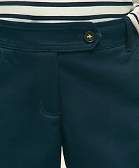 Stretch Cotton Twill Shorts