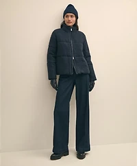 Tweed Short Puffer Jacket