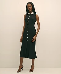 Sleeveless Shirt Dress