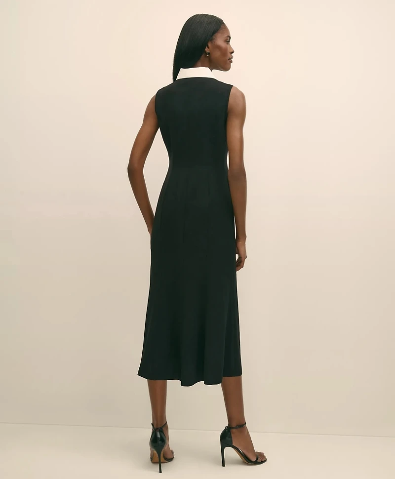 Sleeveless Shirt Dress