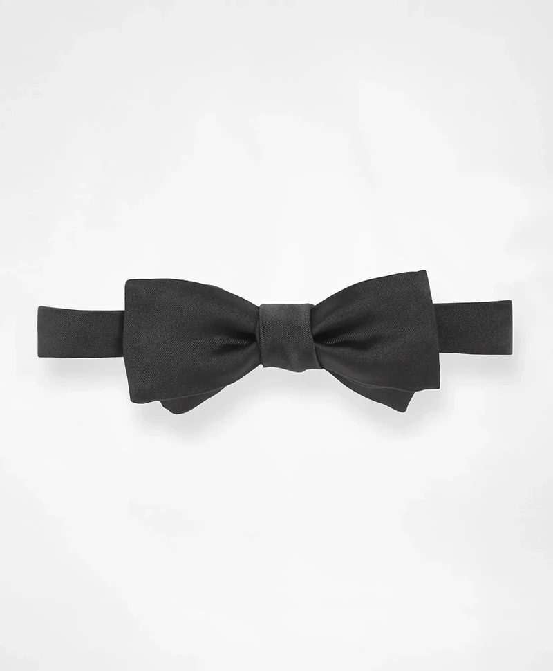 Formal Square End Satin Bow Tie