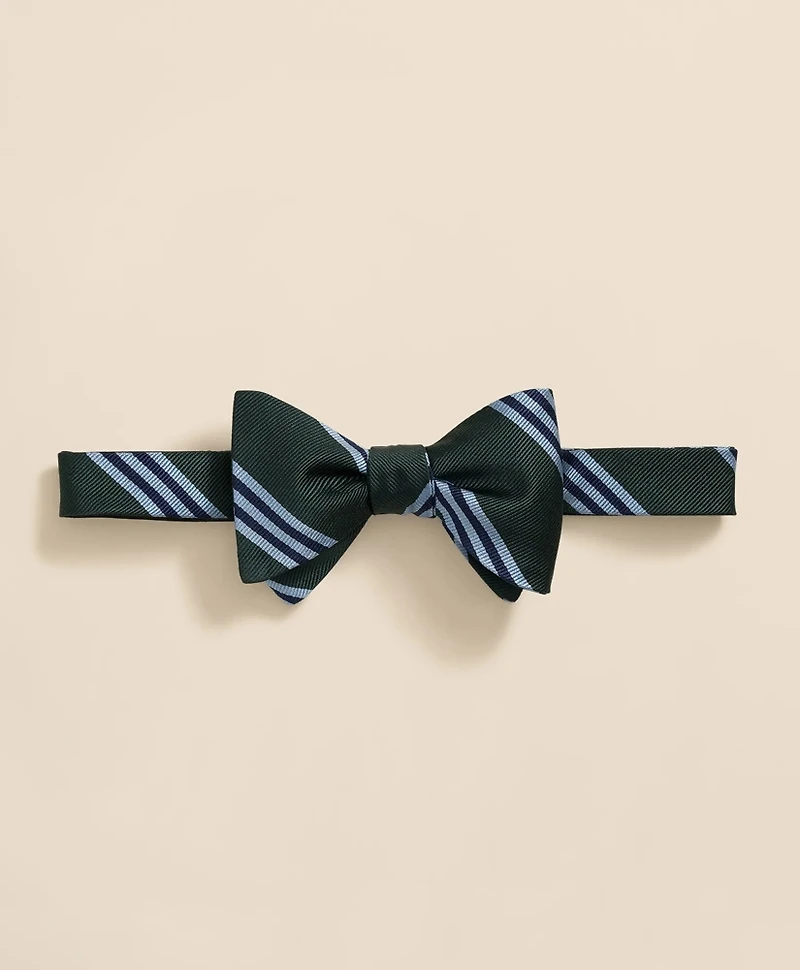 Silk BB#1 Rep Striped Bow Tie