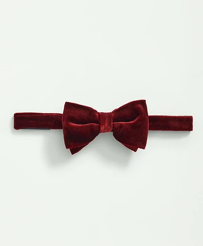 Formal Silk Blend Velvet Bow Tie