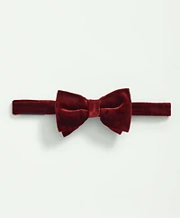 Formal Silk Blend Velvet Bow Tie