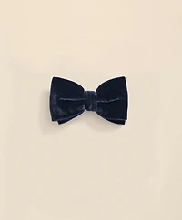Formal Silk Blend Velvet Bow Tie