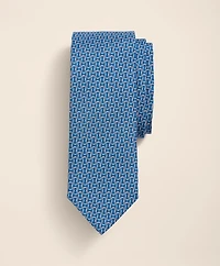 Silk Oval Motif Tie