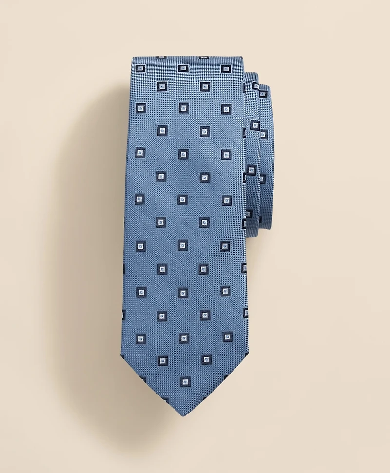 Silk Frame Diamond Tie