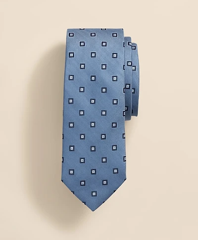 Silk Frame Diamond Tie