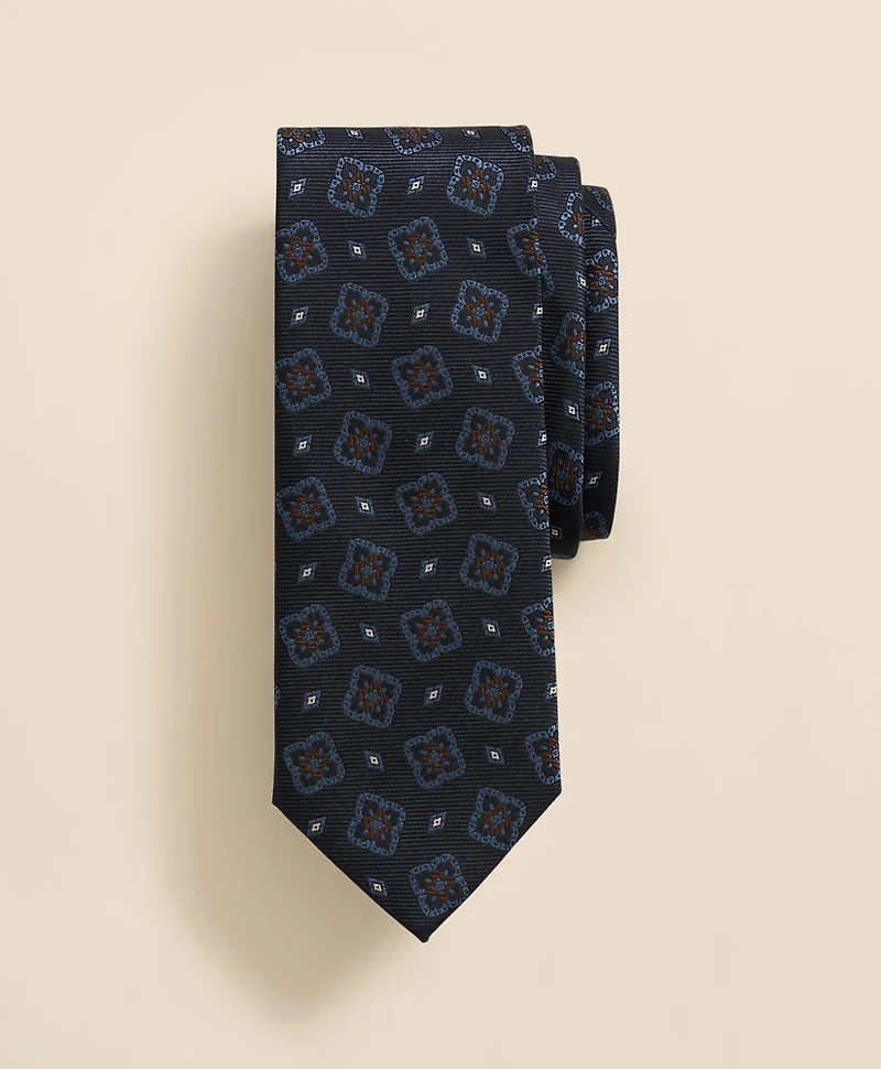 Silk Tossed Medallion Tie