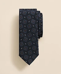 Silk Tossed Medallion Tie