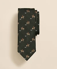 Silk Rider & Hound Tie