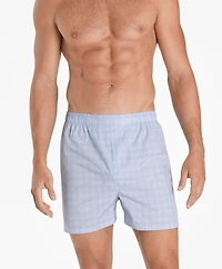 Cotton Broadcloth Glen Plaid Boxers