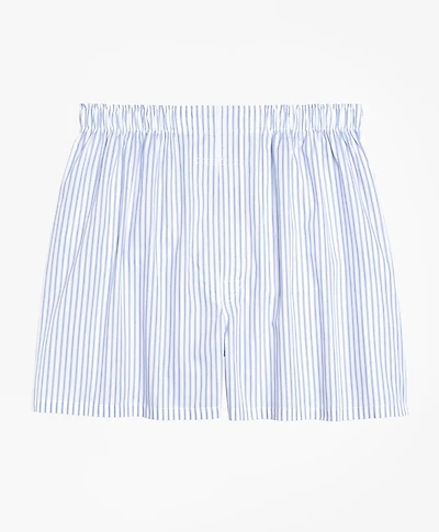 Cotton Broadcloth Ground Stripe Boxers