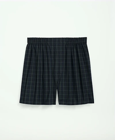 Cotton Poplin Black Watch Tartan Boxers
