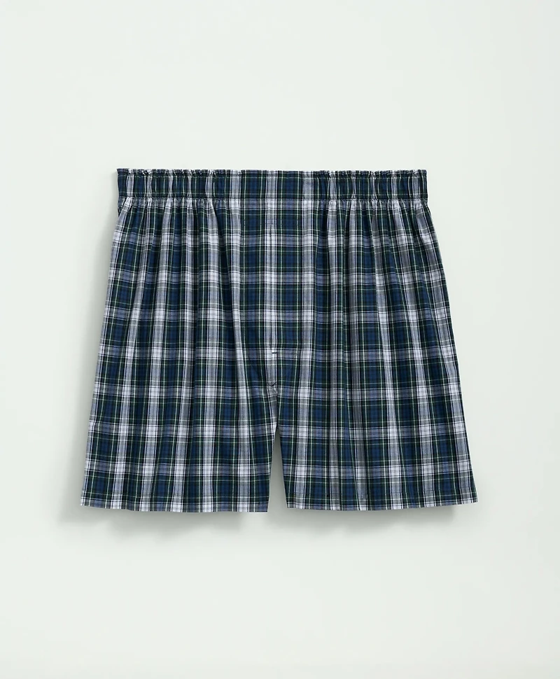 Cotton Poplin Tartan Boxers