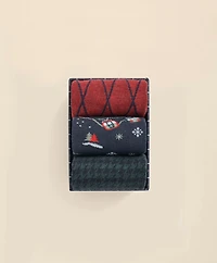 Stretch Cotton Holiday Novelty 3-Pack Gift Box