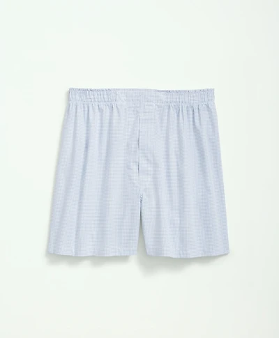 Cotton Broadcloth Double Checked Boxers
