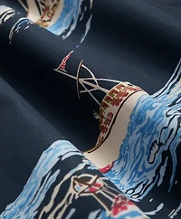 Cotton Broadcloth Sailboat Print Boxers