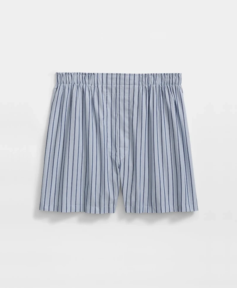 Cotton Broadcloth Striped Boxers