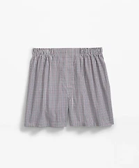 Cotton Broadcloth Tattersall Boxers