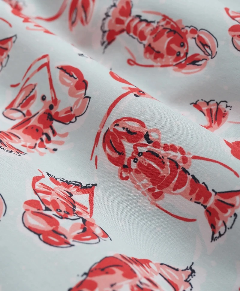 Cotton Broadcloth Lobster Motif Boxers