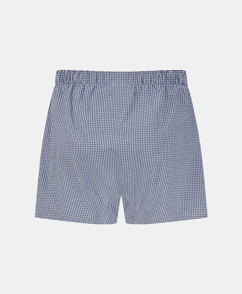 Slim Fit Cotton Broadcloth Check Boxers