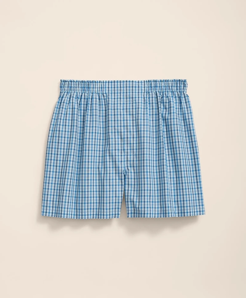Cotton Broadcloth Windowpane Boxers