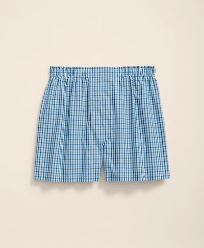 Cotton Broadcloth Windowpane Boxers