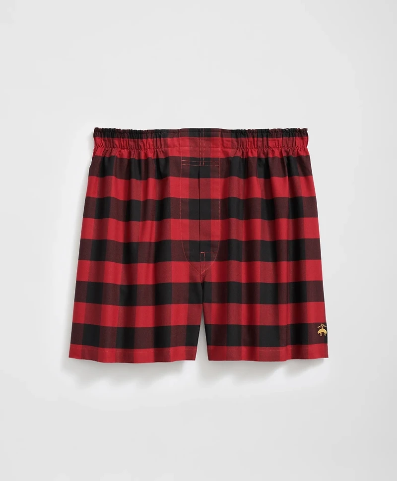 Cotton Oxford Plaid Boxers