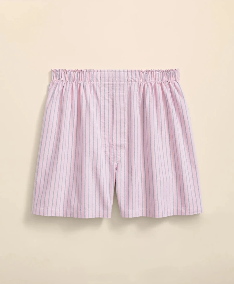 Cotton Oxford Striped Boxers