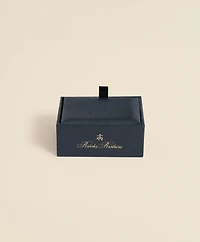 Sterling Silver Engravable Rhodium-Plated Cufflinks