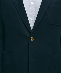 Classic Fit Cotton Pique Knit 1818 Blazer