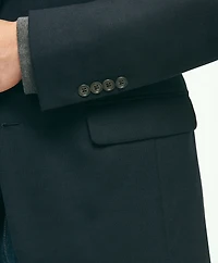 Slim Fit Stretch Wool Hopsack Blazer
