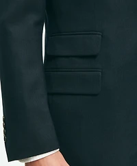 Traditional Fit Stretch Wool Hopsack Blazer