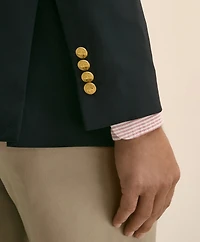 Classic Fit Stretch Wool Double-Breasted 1818 Blazer