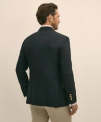 Classic Fit Stretch Wool Double-Breasted 1818 Blazer