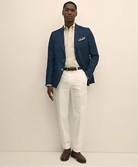 Classic Fit Linen Sport Coat Herringbone