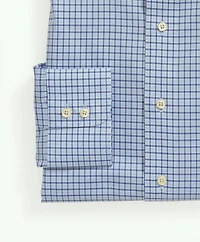 Brooks Brothers X Thomas Mason<sup>®</sup> Cotton Poplin English Collar, Check Dress Shirt