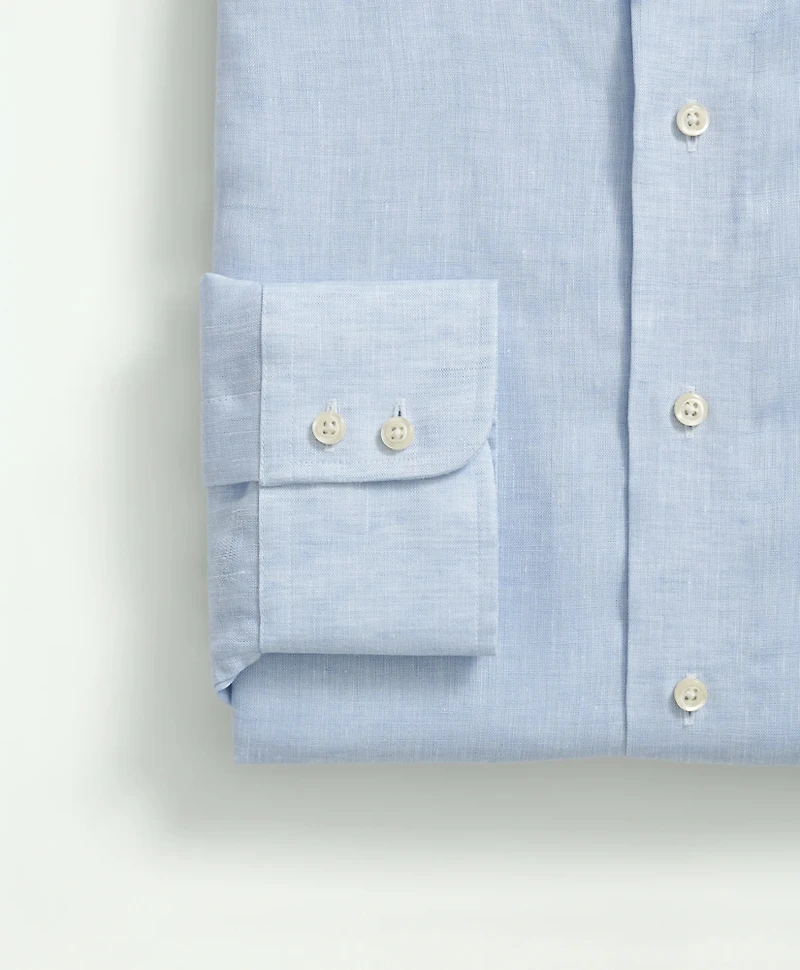 Brooks Brothers X Thomas Mason<sup>®</sup> Linen Poplin English Spread Collar