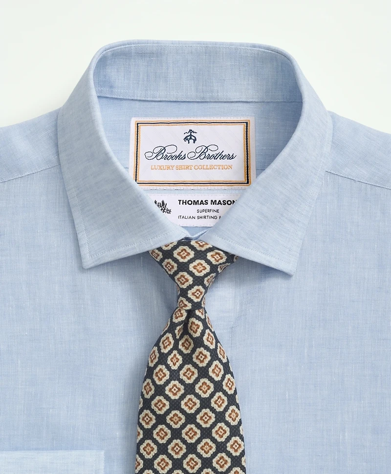 Brooks Brothers X Thomas Mason<sup>®</sup> Linen Poplin English Spread Collar