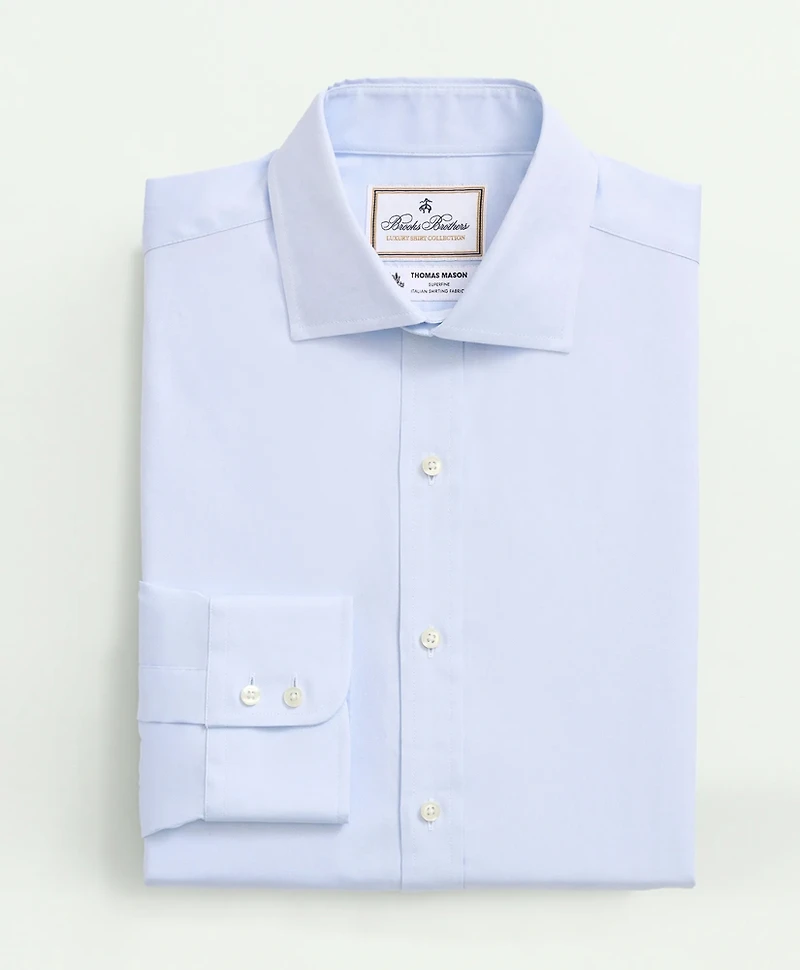 Brooks Brothers X Thomas Mason<sup>®</sup> Cotton Pinpoint Oxford English Collar Dress Shirt