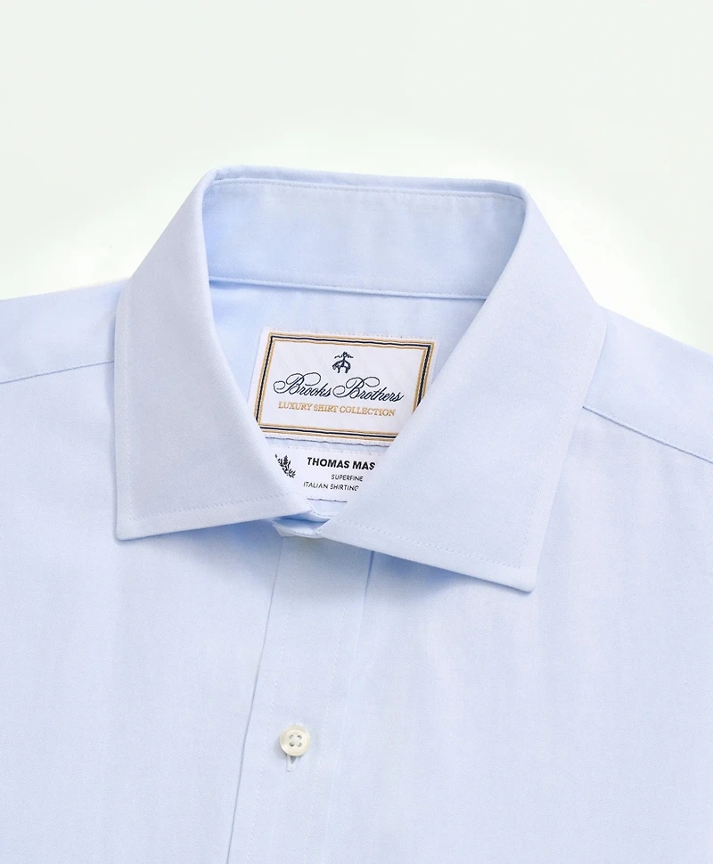 Brooks Brothers X Thomas Mason<sup>®</sup> Cotton Pinpoint Oxford English Collar Dress Shirt