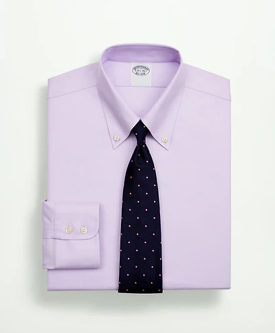Stretch Supima<sup>®</sup> Cotton Non-Iron Twill Button-Down Collar Dress Shirt