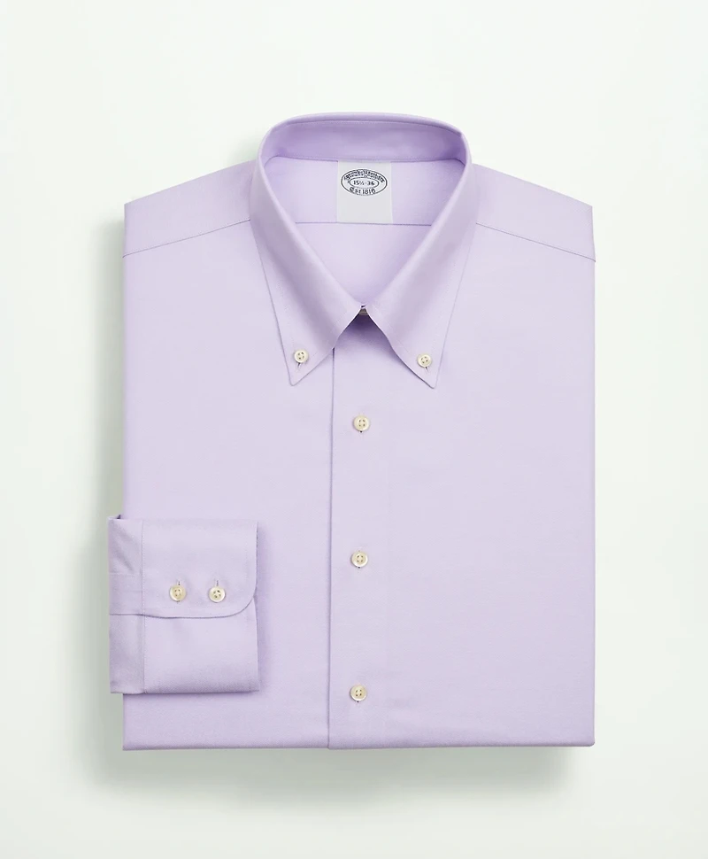 Stretch Supima<sup>®</sup> Cotton Non-Iron Twill Button-Down Collar Dress Shirt