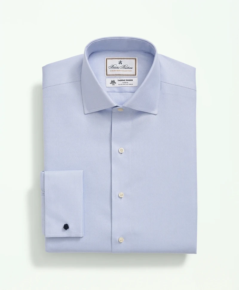 Brooks Brothers X Thomas Mason<sup>®</sup> Cotton Twill Londoner Collar Dress Shirt