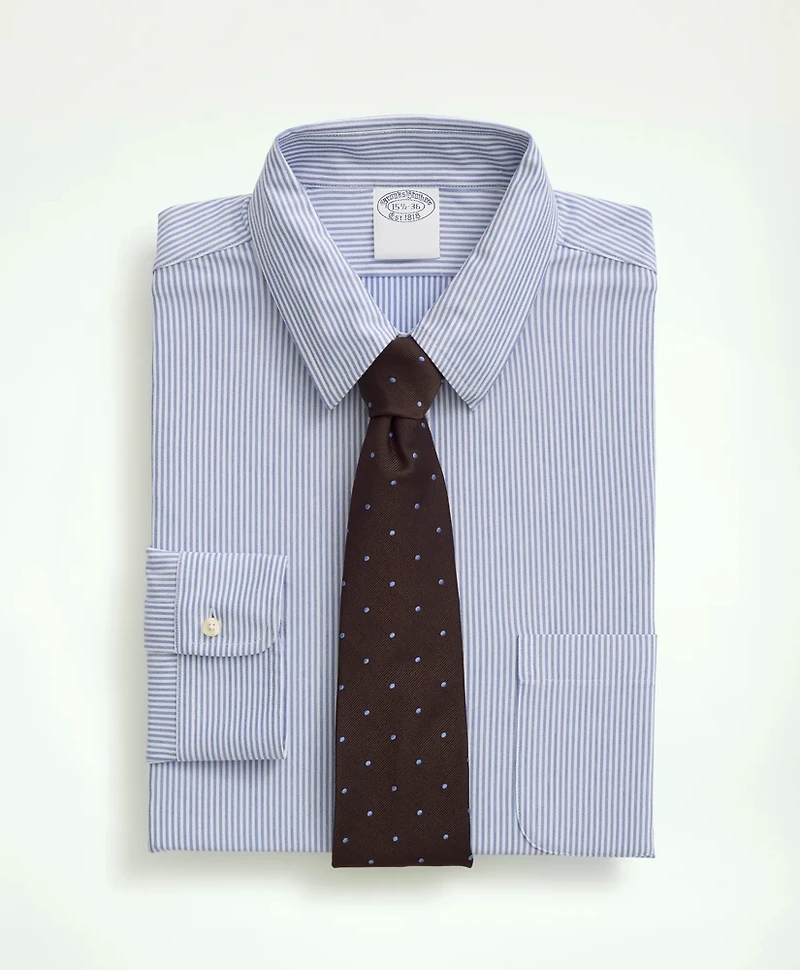 Japanese Knit Striped Dress Shirt