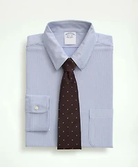 Japanese Knit Striped Dress Shirt