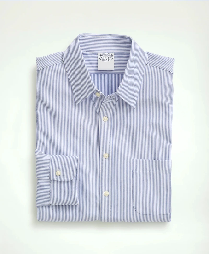 Japanese Knit Striped Dress Shirt