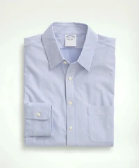Japanese Knit Striped Dress Shirt
